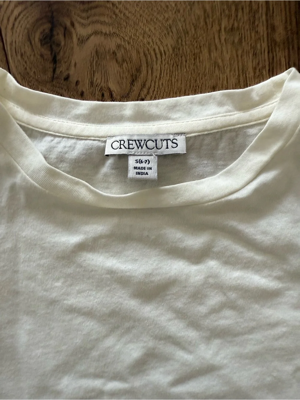 Crewcuts White Puff-Sleeve Tee with Embroidered Dots - Picture 3 of 8